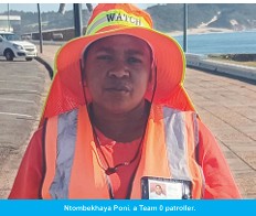 Ntombekhaya Poni, a Team O patroller
